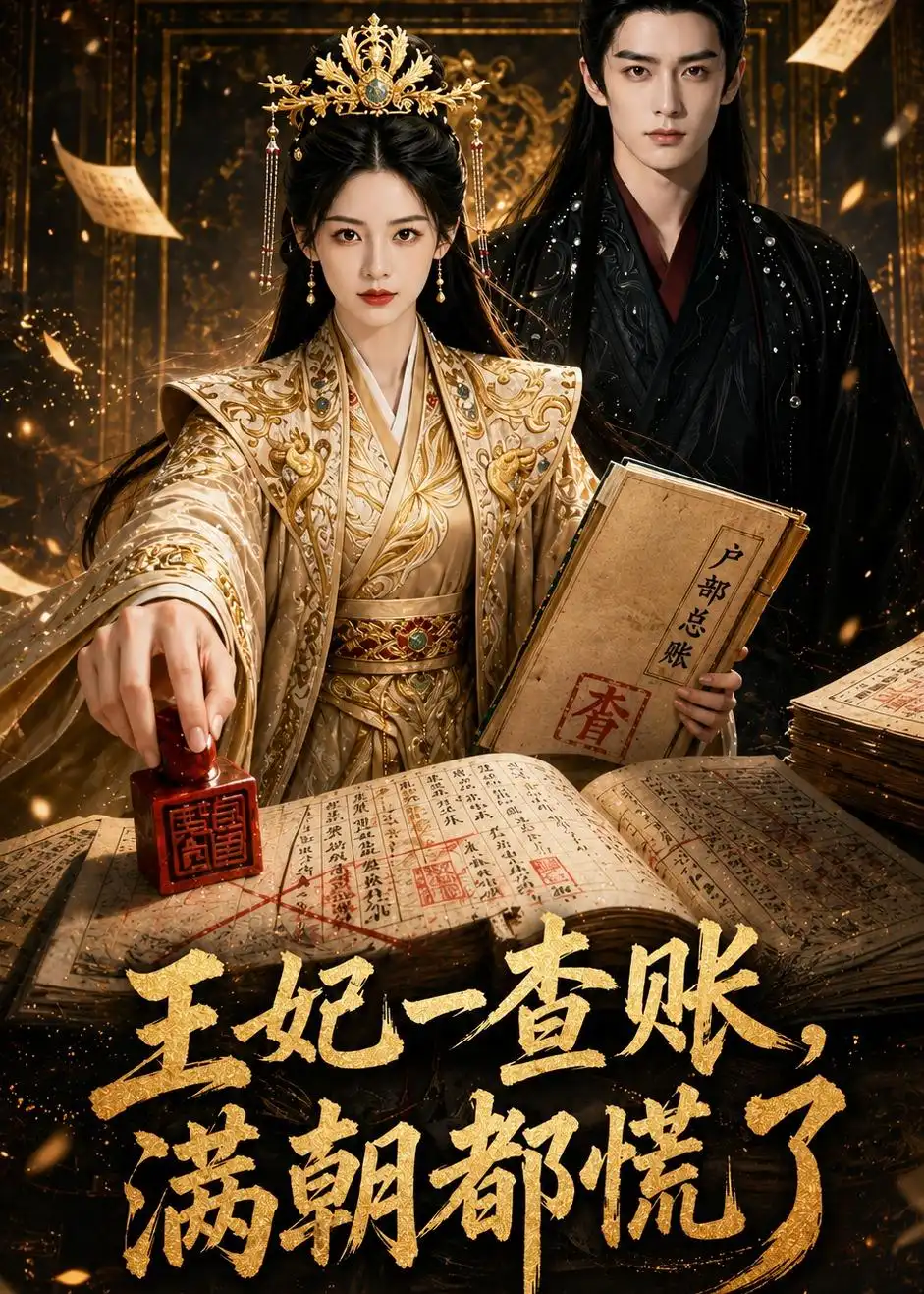 王妃一查账满朝都慌了（62集）AI短剧