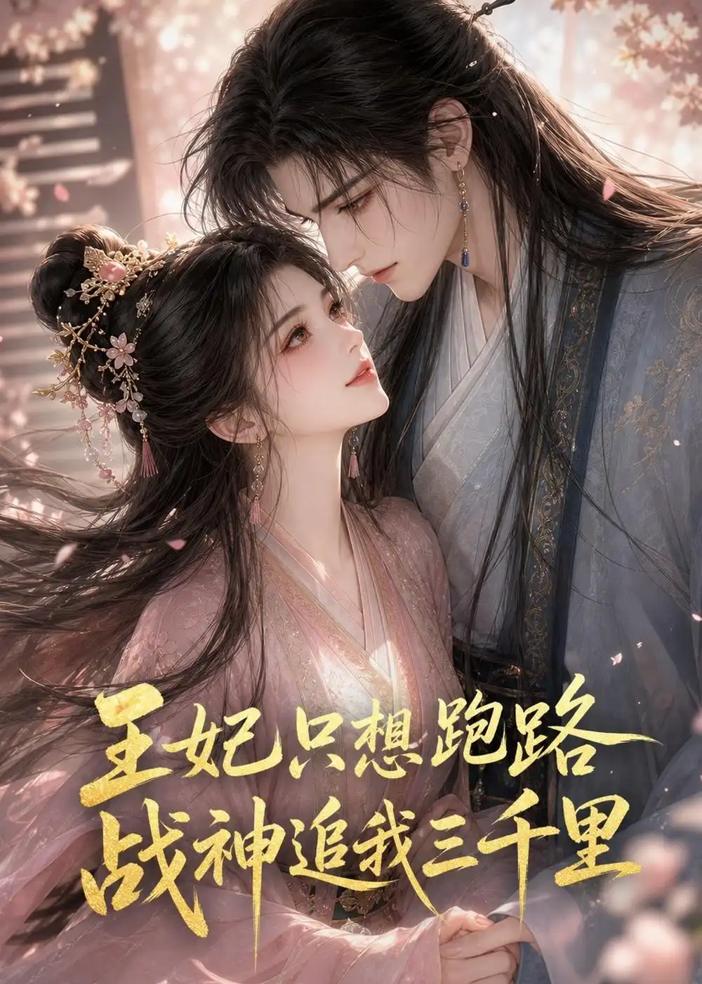 王妃只想跑路战神追我三千里（50集）AI短剧