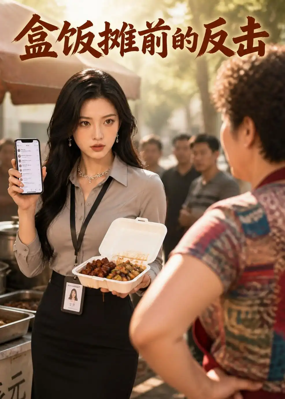 盒饭摊前的反击（30集）AI短剧