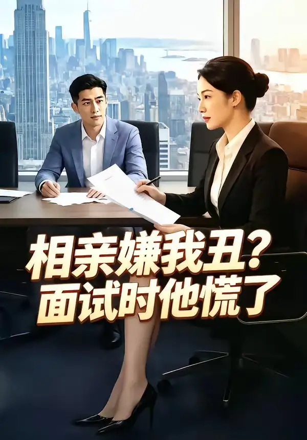 相亲嫌我丑面试时他慌了（40集）Ai短剧