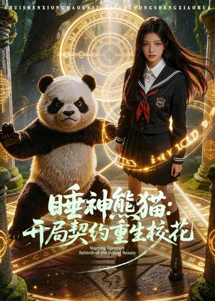 睡神熊猫开局契约重生校花（93集）AI短剧