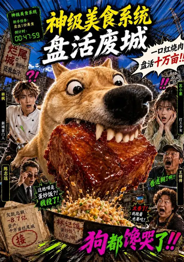 神级美食系统盘活废城（112集）