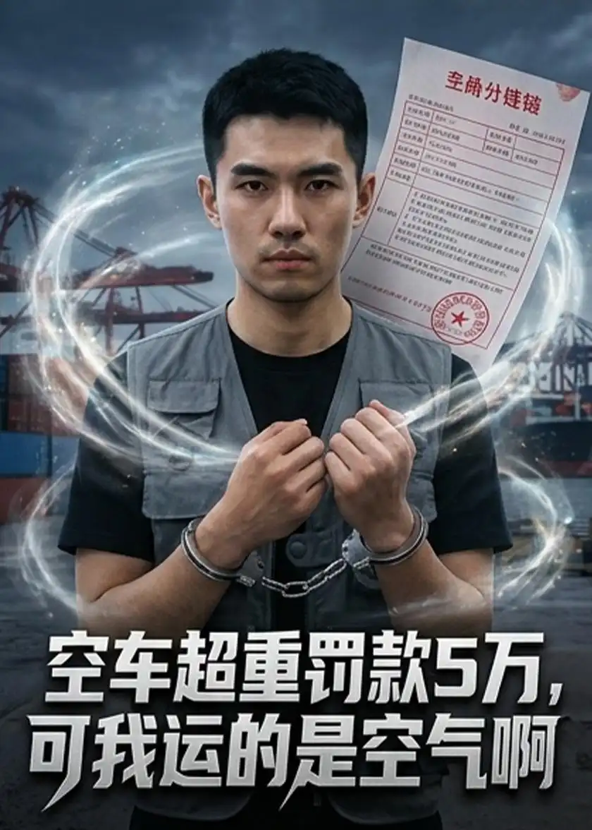 空车超重罚款5万可我运的是空气啊（33集）Ai短剧