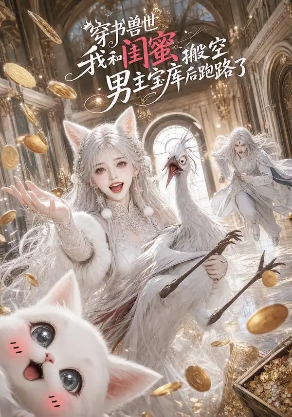 穿书兽世我和闺蜜搬空男主宝库后跑路了（50集）AI短剧