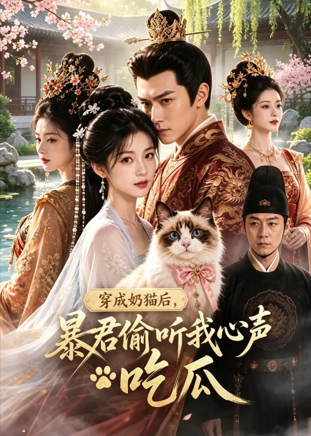 穿成奶猫后，暴君偷听我心声吃瓜（40集）
