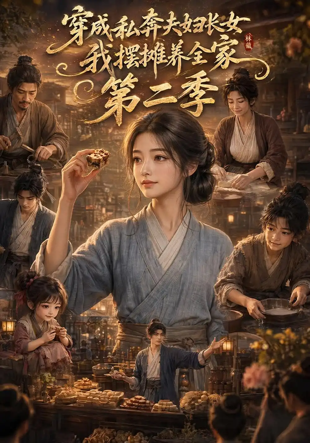 穿成私奔夫妇长女，我摆摊养全家第二季（128集）