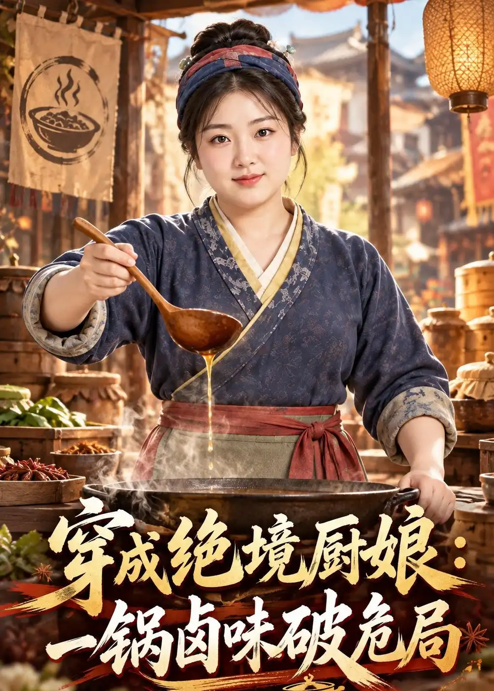 穿成绝境厨娘：一锅卤味破危局（80集）