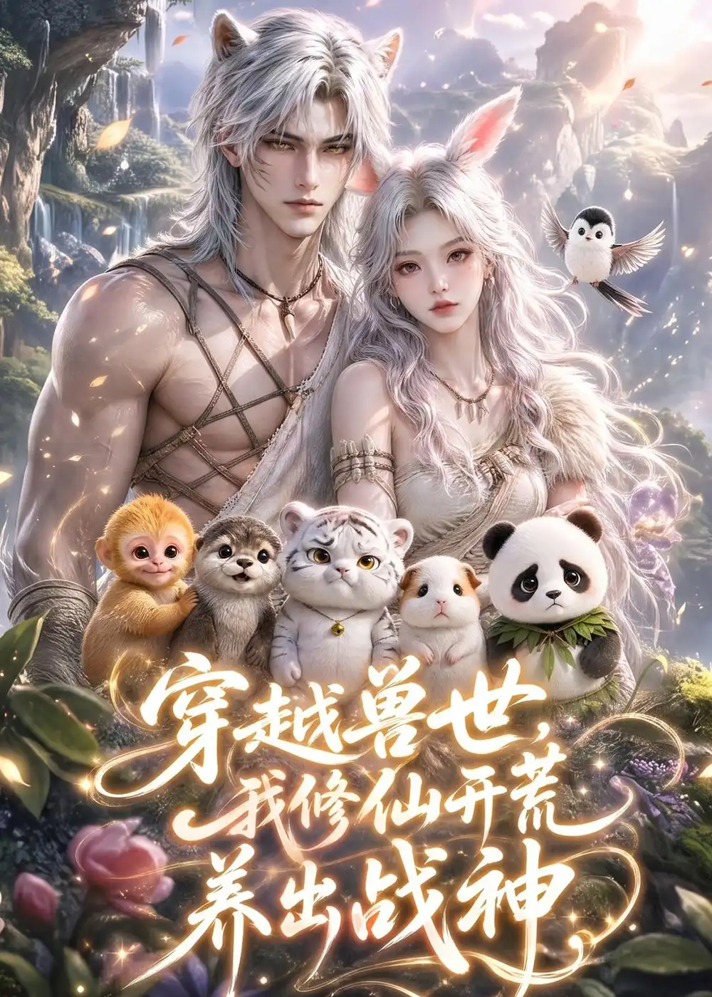 穿越兽世，我修仙开荒养出战神（80集）