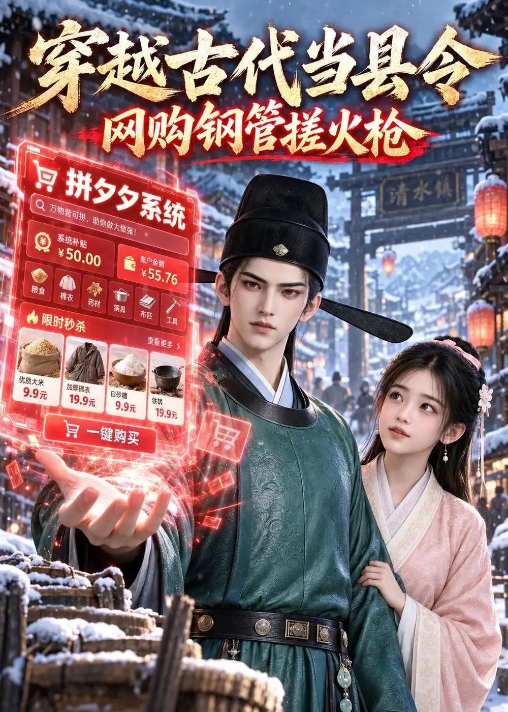 穿越古代当县令，网购钢管搓火枪（154集）