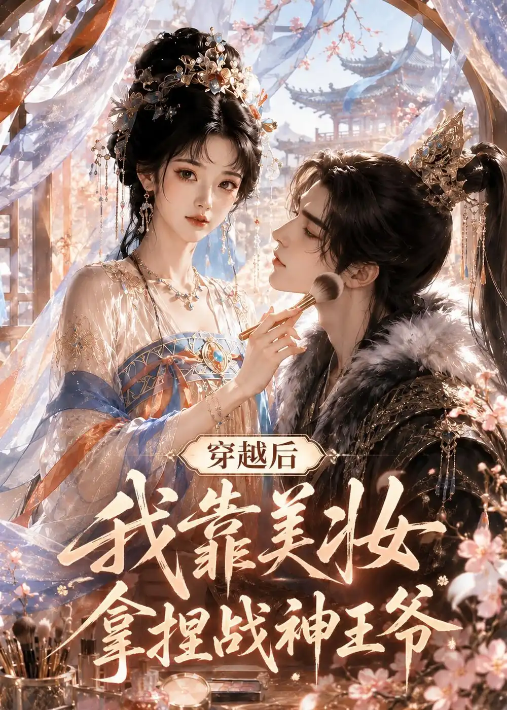 穿越后我靠美妆拿捏战神王爷（78集）AI短剧