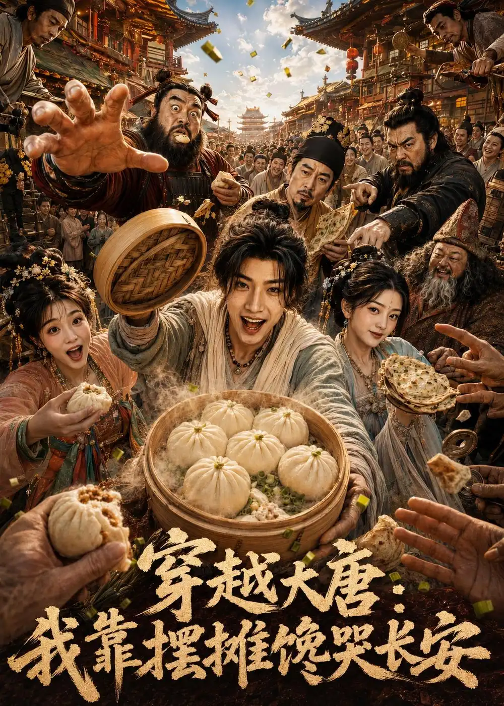 穿越大唐，我靠摆摊馋哭长安（76集）