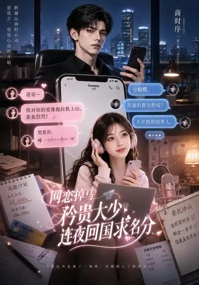 网恋掉马，矜贵大少连夜回国求名分（75集）