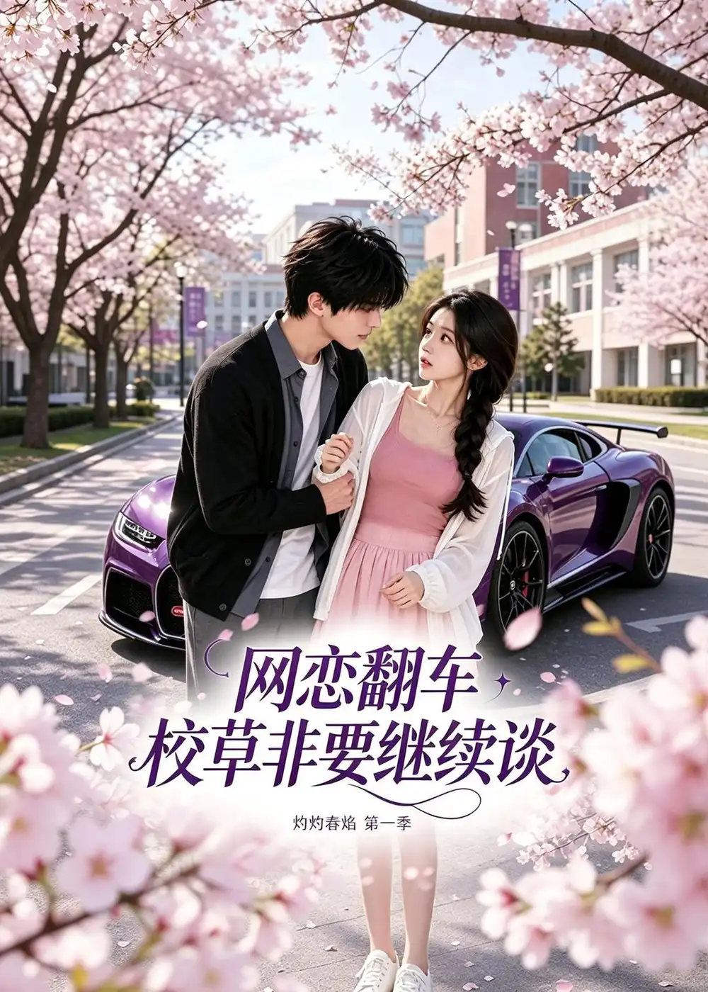 网恋翻车校草非要继续谈灼灼春焰第一季（61集）AI短剧