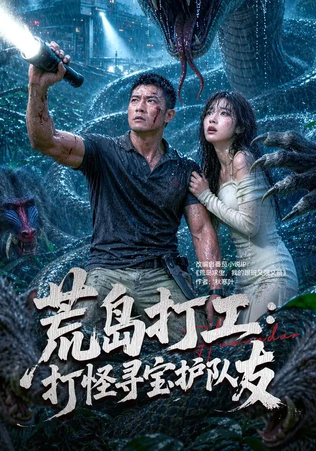 荒岛打工：打怪寻宝护队友（80集）AI短剧