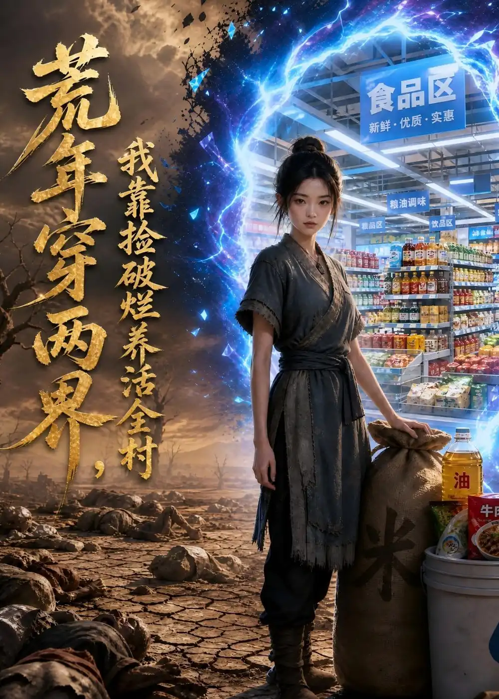 荒年穿两界，我靠捡破烂养活全村（90集）