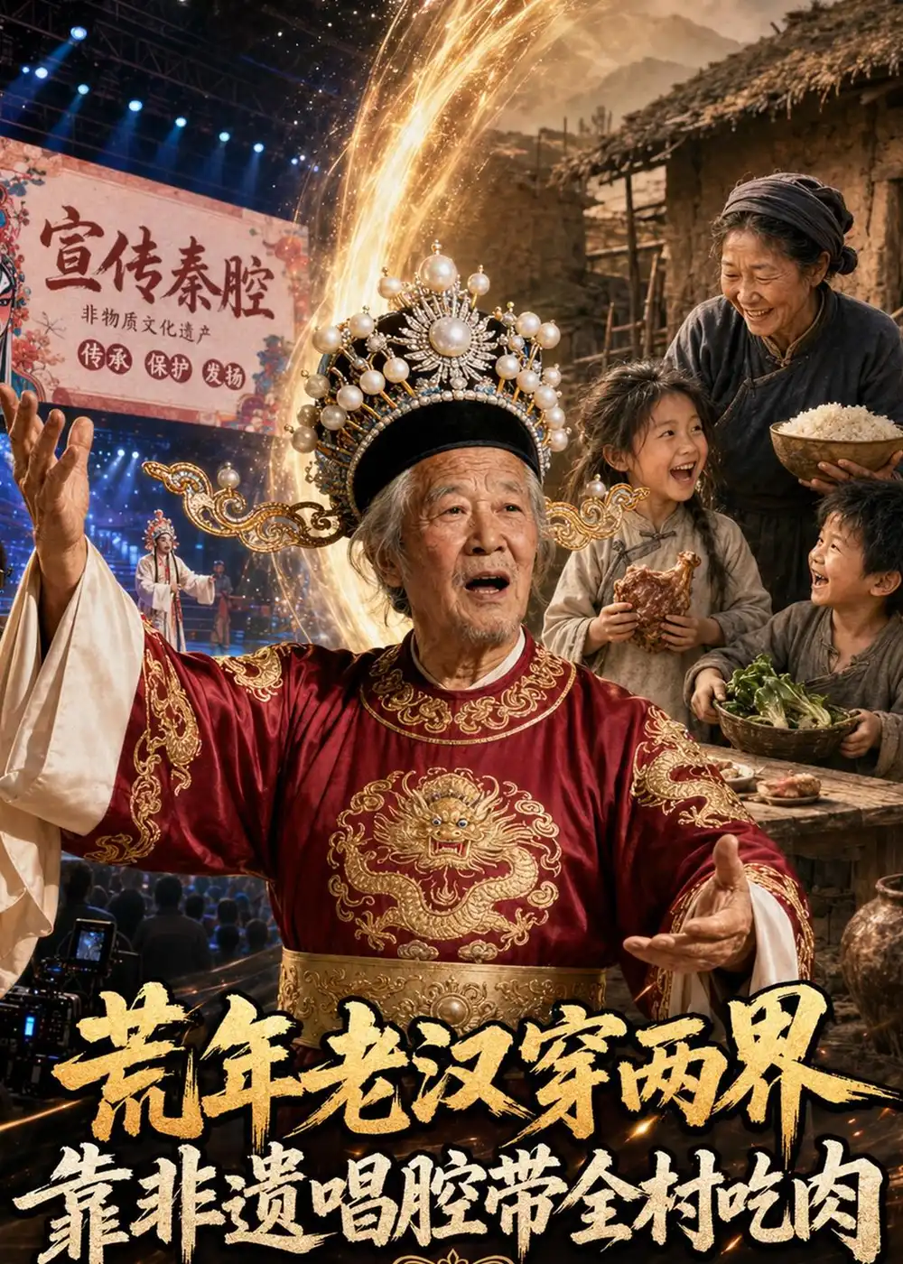 荒年老汉穿两界：靠非遗唱腔带全村吃肉（73集）