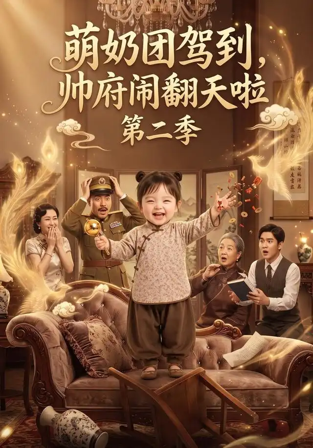 萌奶团驾到，帅府闹翻天啦第二季（132集）AI短剧