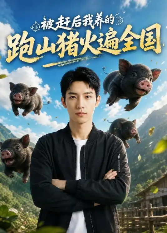被赶后我养的跑山猪火遍全国（32集）AI短剧
