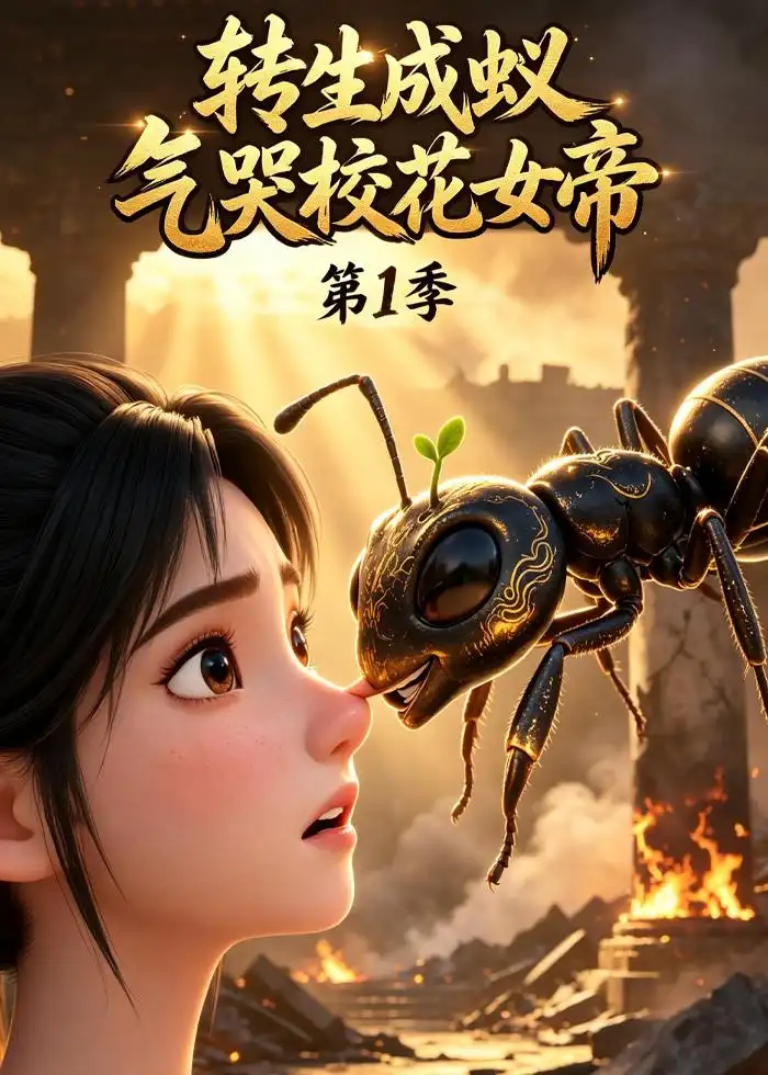 转生成蚁气哭校花女帝第1季（40集）AI短剧
