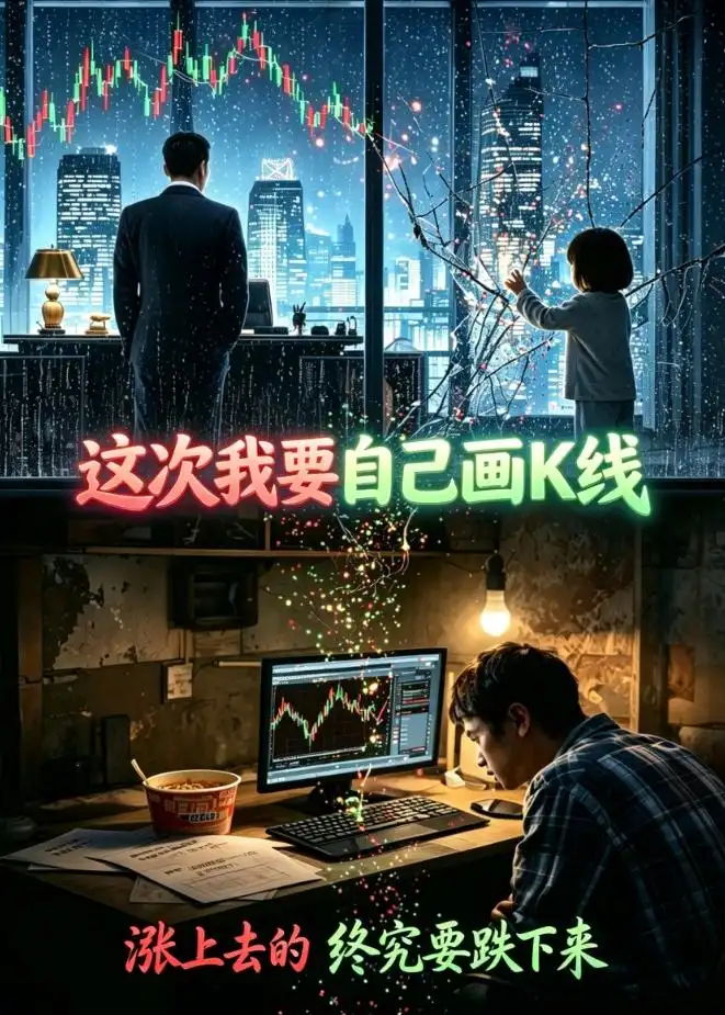这次我要自己画K线（38集）AI短剧