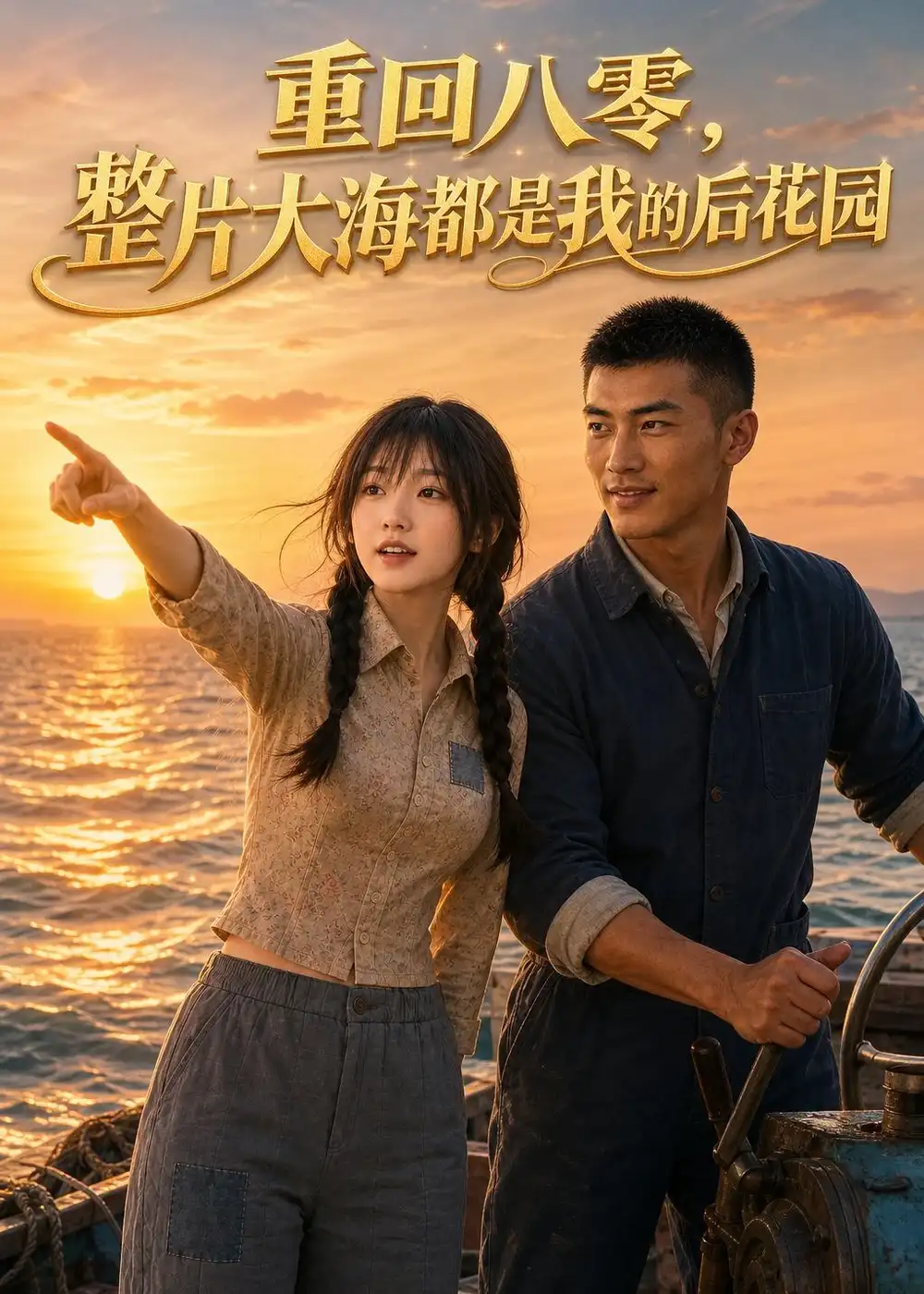 重回八零整片大海都是我的后花园（27集）AI短剧