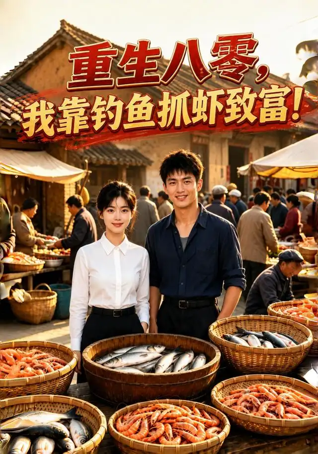 重生八零，我靠钓鱼抓虾致富！（135集）AI短剧
