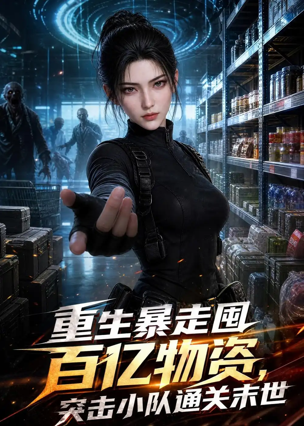重生暴走囤百亿物资，突击小队通关末世（150集）