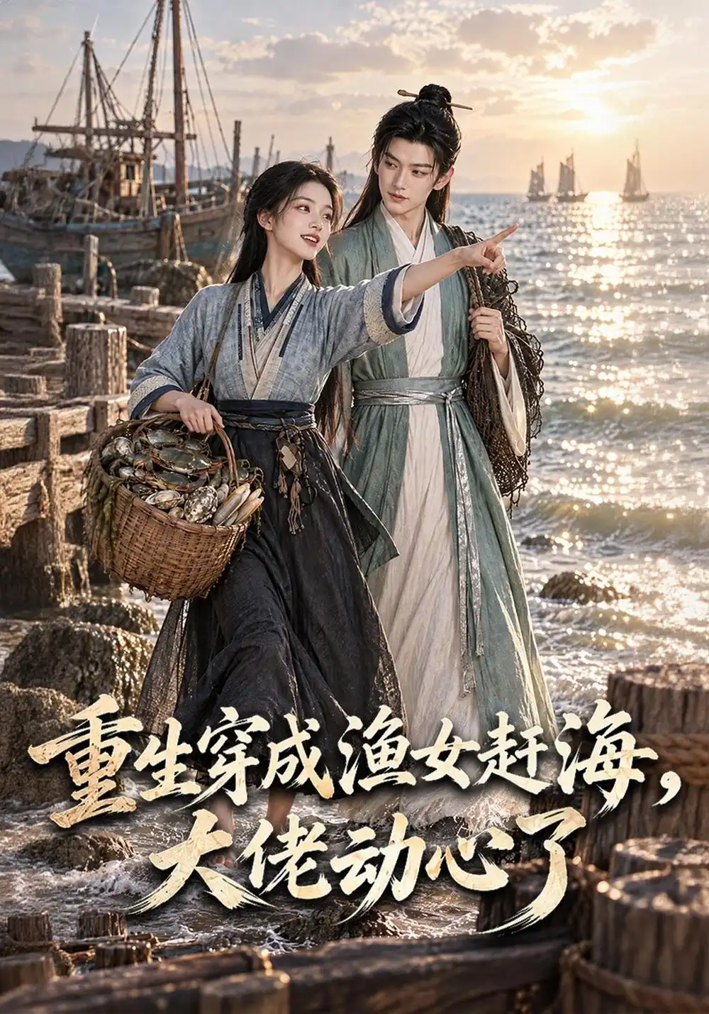 重生穿成渔女赶海，大佬动心了（168集）