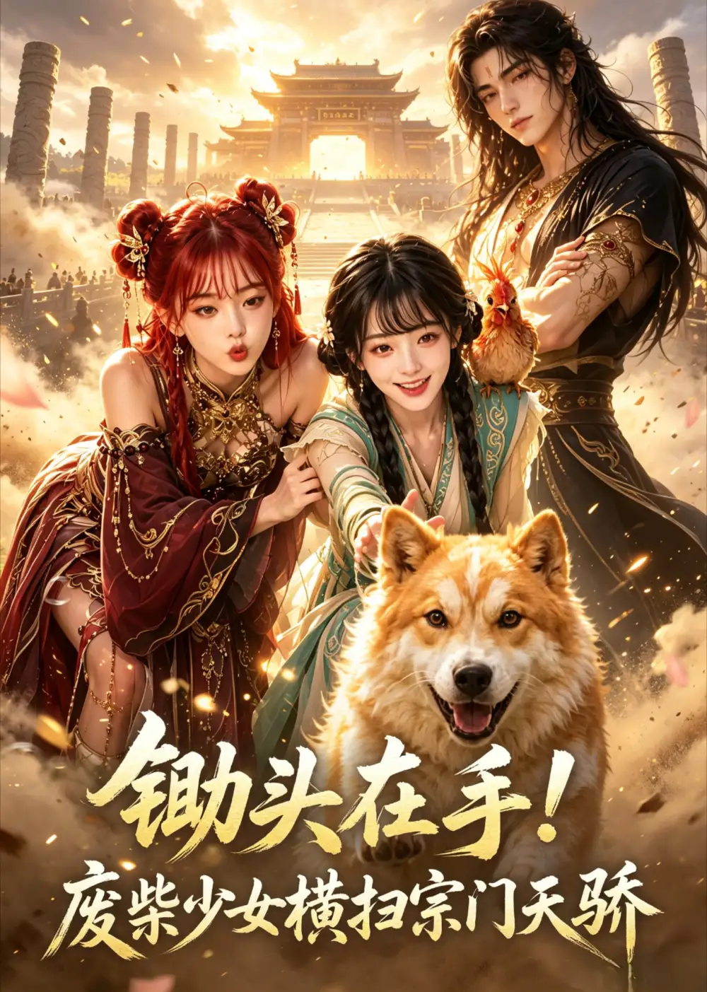 锄头在手！废柴少女横扫宗门天骄（15集）