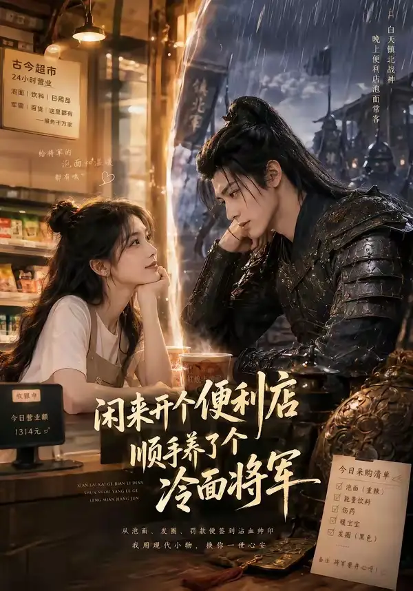 闲来开个便利店顺手养了个冷面将军（80集）AI短剧