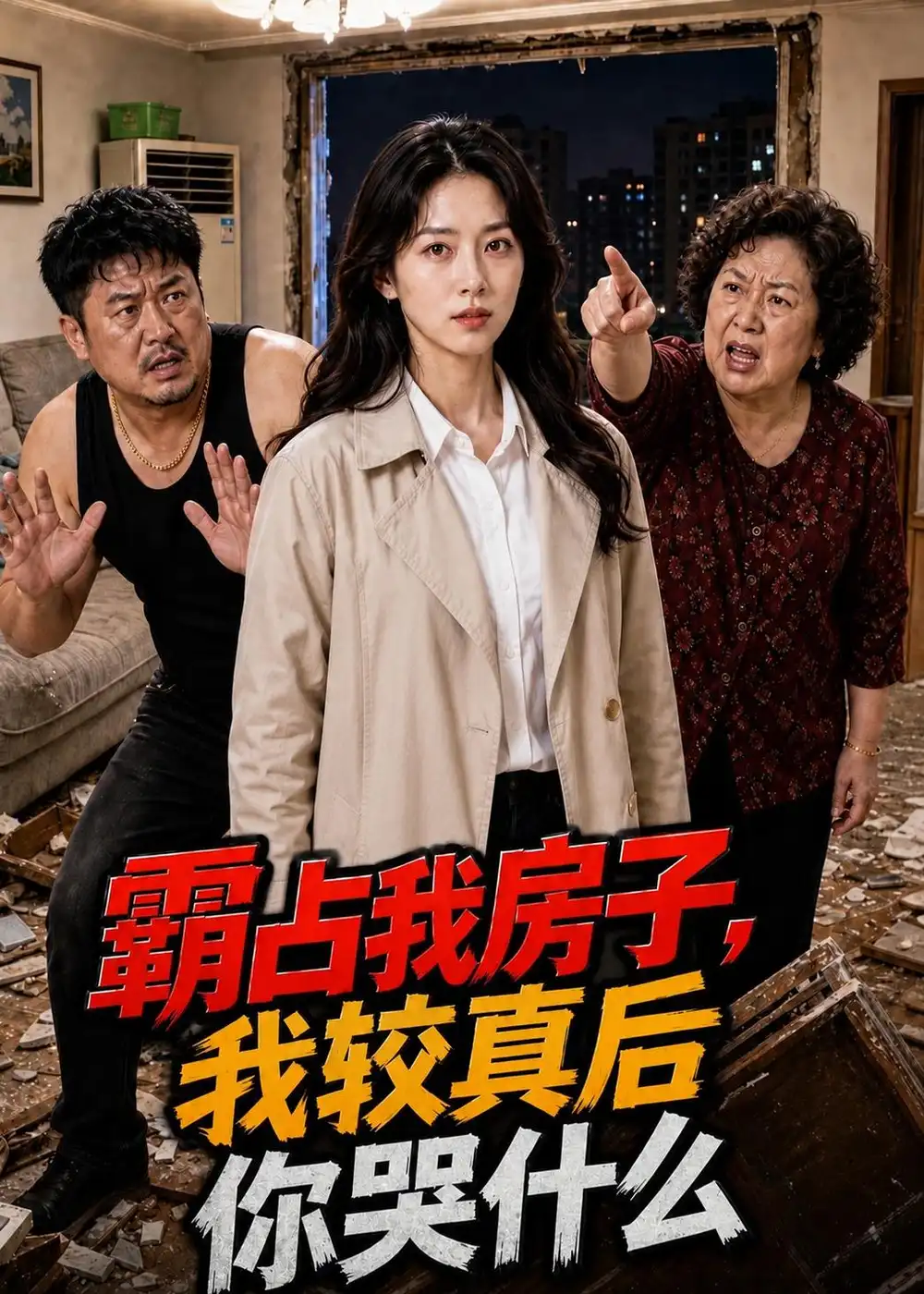 霸占我房子我较真后你哭什么（35集）AI短剧
