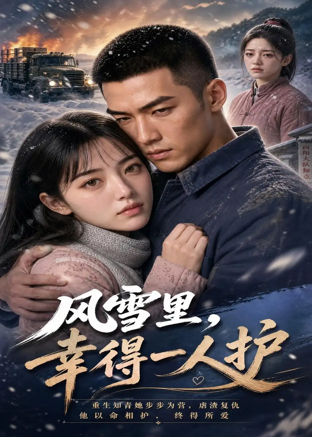 风雪里，幸得一人护（66集）AI短剧