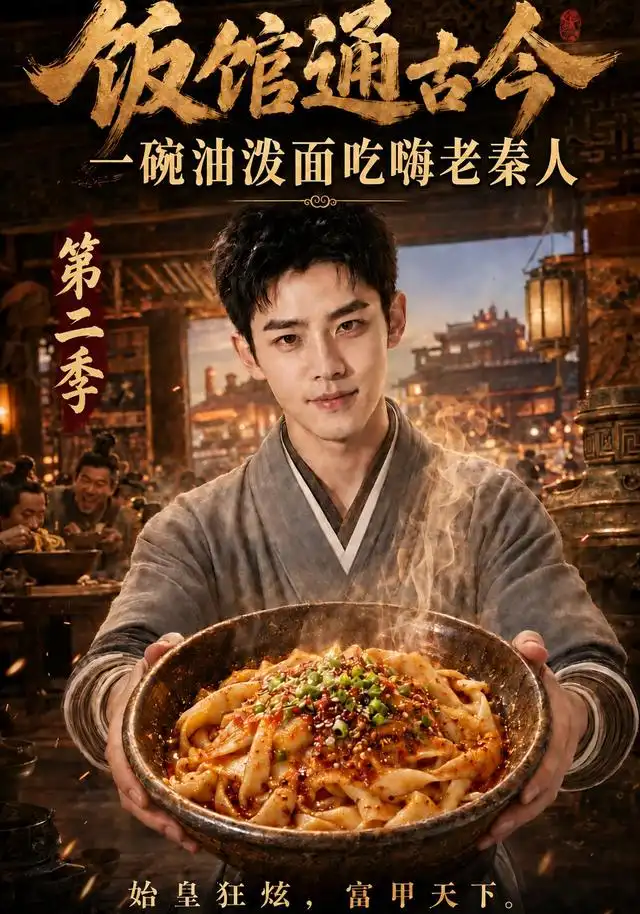 饭馆通古今：一碗油泼面吃嗨老秦人第二季（110集）AI短剧