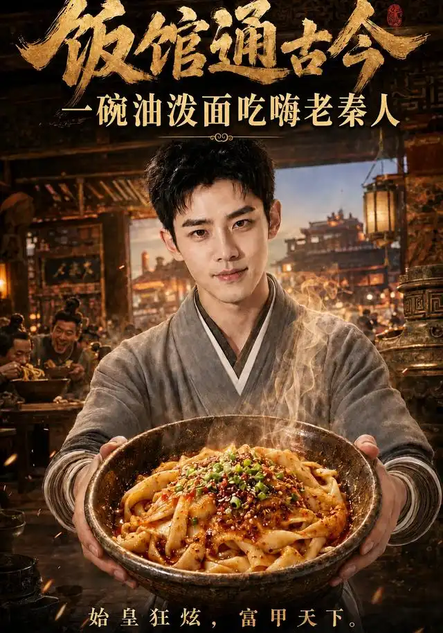 饭馆通古今：一碗油泼面吃嗨老秦人（85集）AI短剧