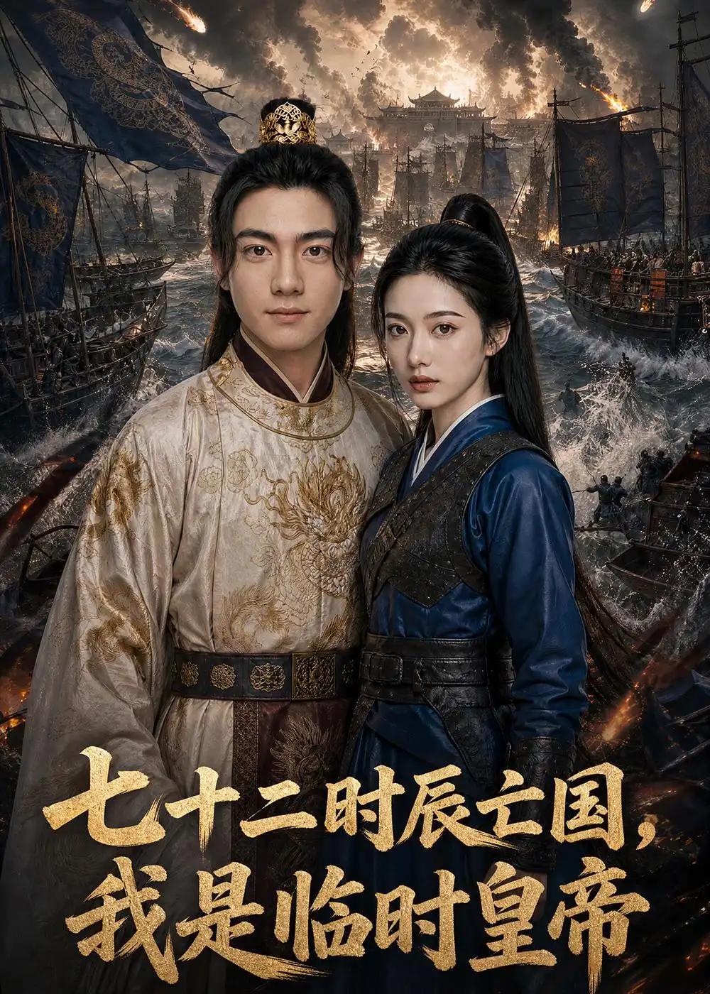 108-七十二时辰亡国，我是临时皇帝（50集）Ai短剧