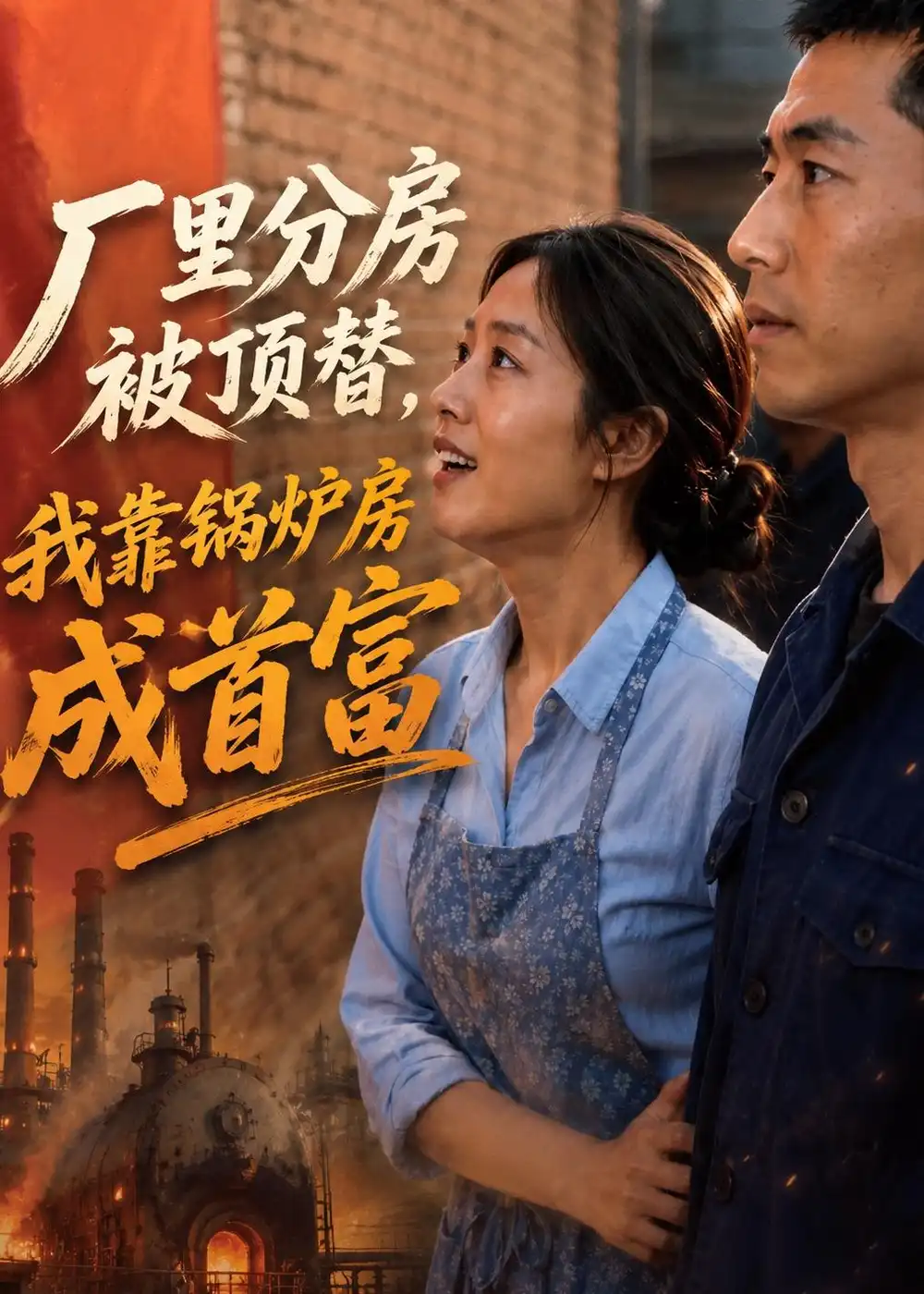 123-厂里分房被顶替，我靠锅炉房成首富（40集）AI短剧
