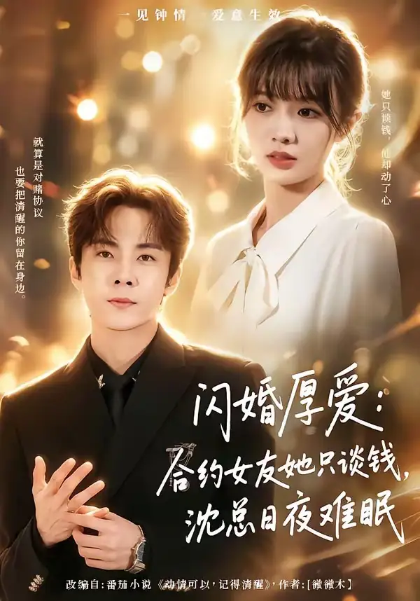 132-闪婚厚爱：合约女友她只谈钱，沈总日夜难眠（80集）张天方＆王靖雯