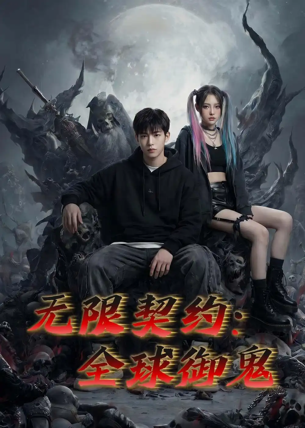 140-无限契约：全球御鬼（70集）Ai短剧