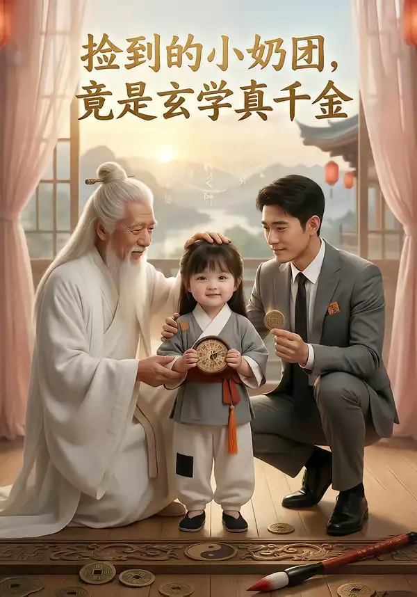 48294-捡到的小奶团，竟是玄学真千金！（78集）AI短剧