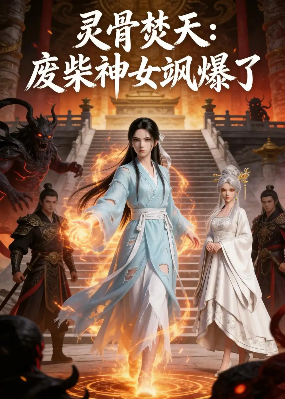 60-灵骨焚天：废柴神女飒爆了（14集）Ai短剧