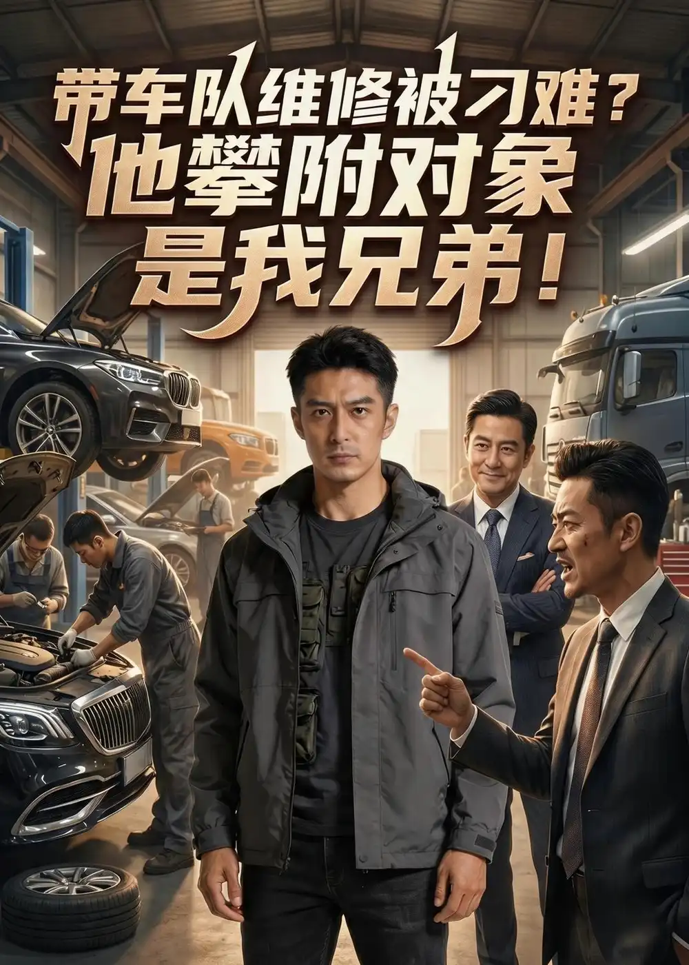 61-带车队维修被刁难？他攀附对象是我兄弟！（35集）Ai短剧