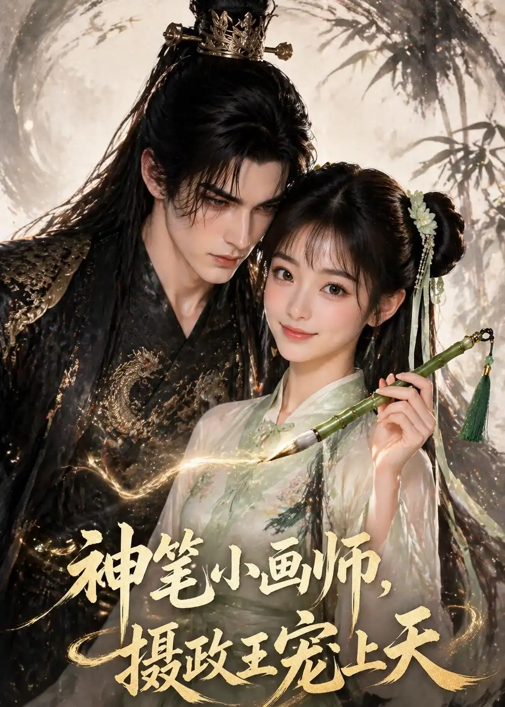 66-神笔小画师，摄政王宠上天（46集）Ai短剧