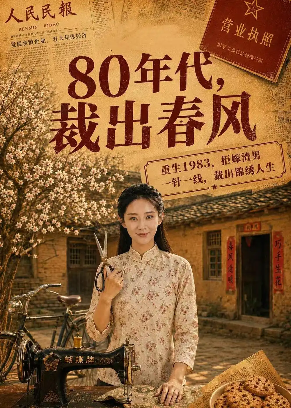 69-80年代，裁出春风（30集）Ai短剧