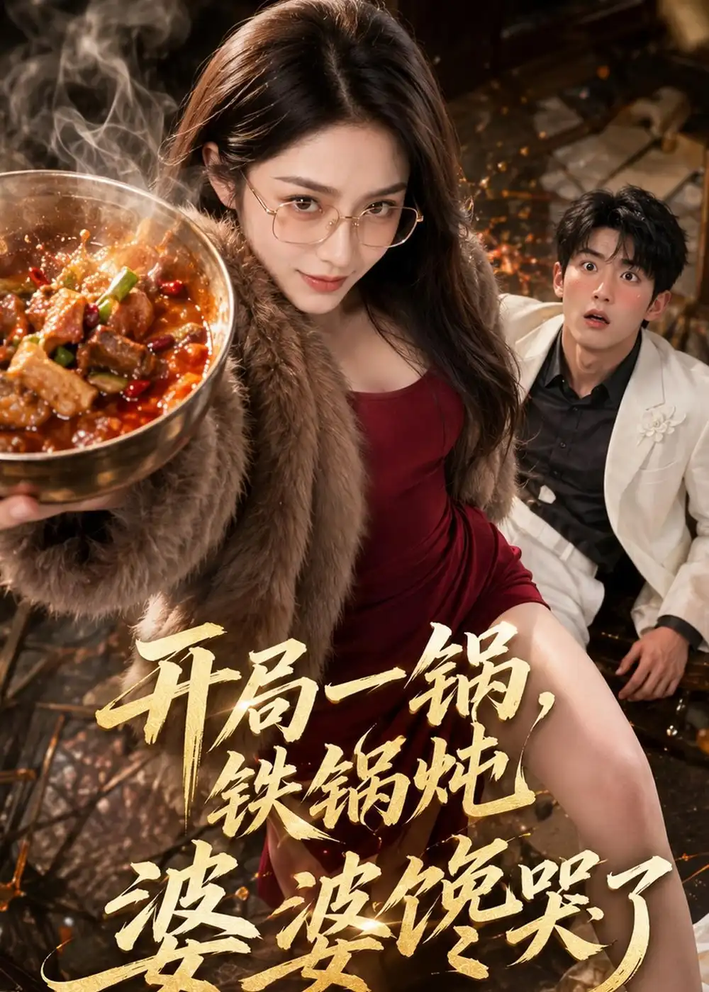 70-开局一锅铁锅炖，婆婆馋哭了（56集）Ai短剧