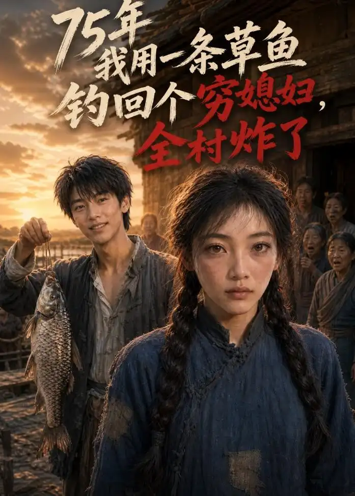 75年我用一条草鱼钓回个穷媳妇全村炸了（43集）Ai短剧
